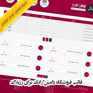 قالب سایت دامنه های رانک دار برای رزبلاگ